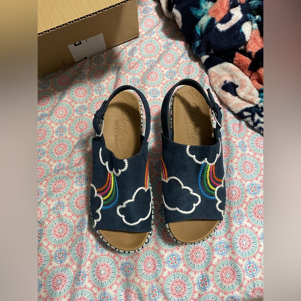 Skechers wedge sandals